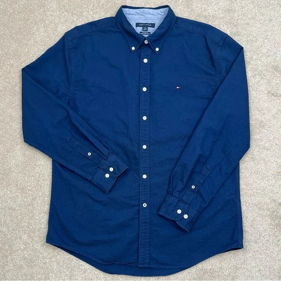 green emerald velvet dress Tommy Hilfiger Mens Custom Fit Shirt Large Red Check Cotton – Messina Hembry main image 0